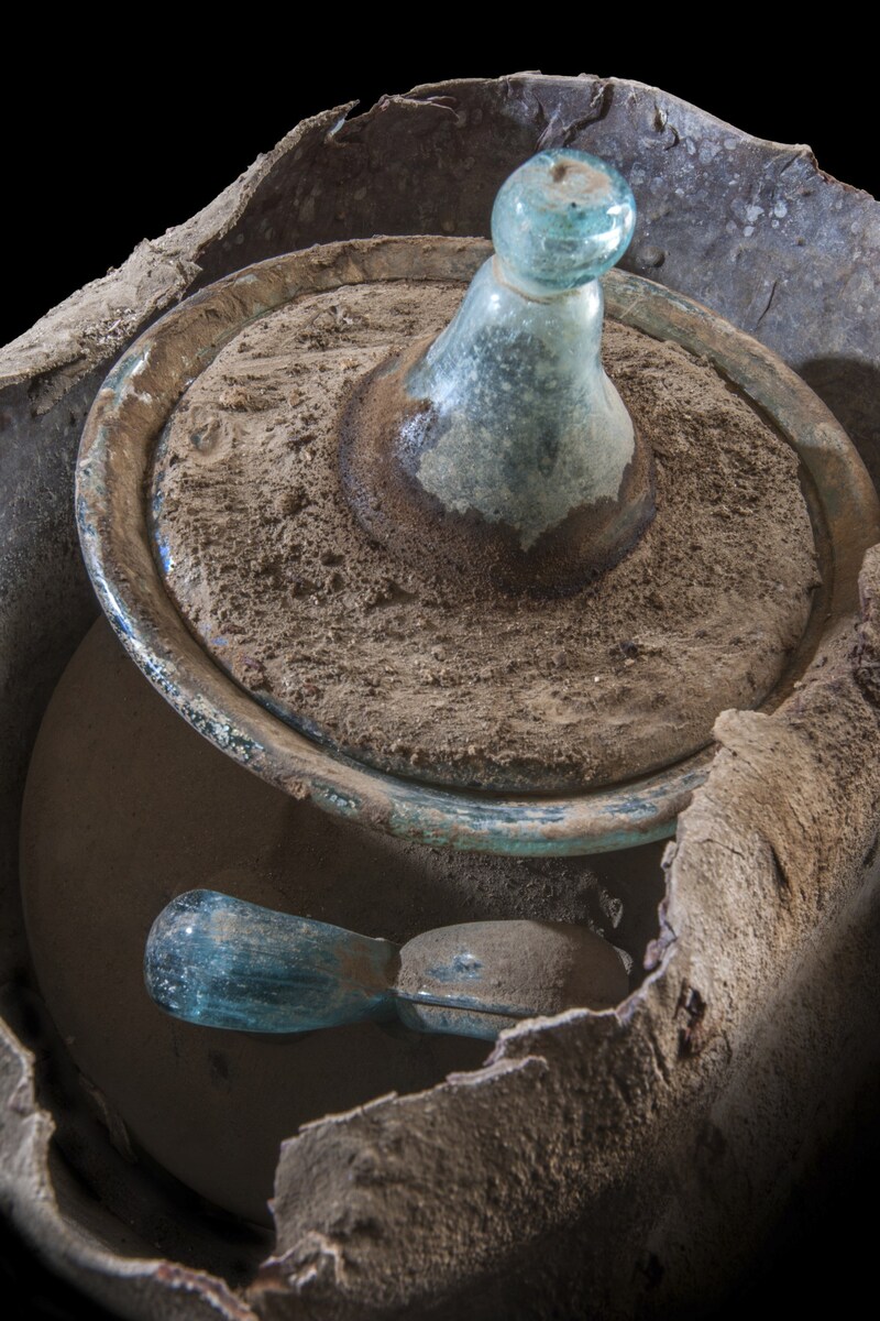 Auch diese Urne war bei dem jüngsten Fund der Archäologen dabei. (Bild: Pompeii Archeological Park)