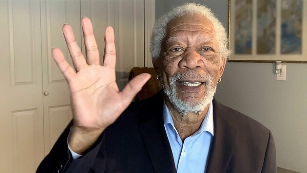 Morgan Freeman im Jahr 2021 (Bild: GETTY IMAGES / GETTY IMAGES NORTH AMERICA / Getty Images via AFP)