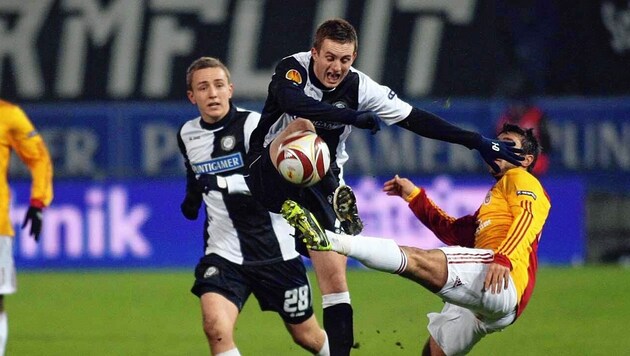 Jakob Jantscher spielte als einziger des aktuellen Teams schon 2009 mit Sturm gegen Galatasaray in eine Gruppenphase. (Bild: Sepp Pail)