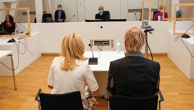 Die beiden Angeklagten mussten sich am Salzburger Landesgericht verantworten. (Bild: Markus Tschepp)