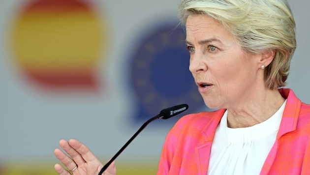 EU-Kommissionspräsidentin Ursula von der Leyen (Bild: AFP)