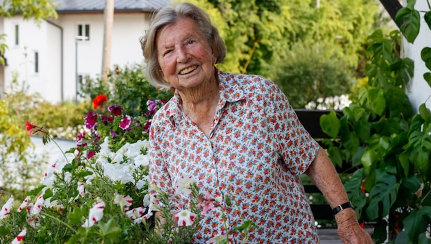 Gerda Holzleitner feiert am kommenden Dienstag ihren 100. Geburtstag (Bild: Tschepp Markus)