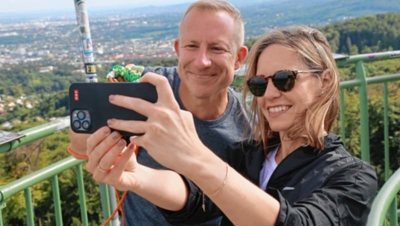 Selfie hoch über Wien-Ottakring (Bild: Zwefo)