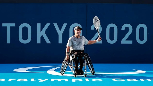 Der 38-jährige Rollstuhltennisspieler konnte im Juni das Ticket für Tokio fixieren. (Bild: GEPA )