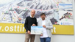 BM Hafele (links) und Schultz stellten ihre Pläne für die höchste Bergstation Osttirols vor. (Bild: Martin Oberbichler)