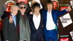 Charlie Watts, Keith Richards, Ronnie Wood und Mick Jagger (Bild: AFP)