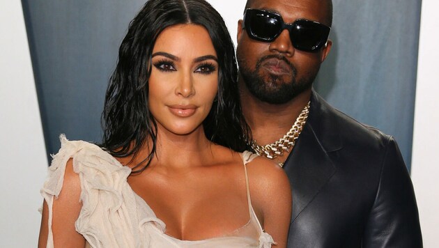 Kim Kardashian und Kanye West (Bild: AFP)