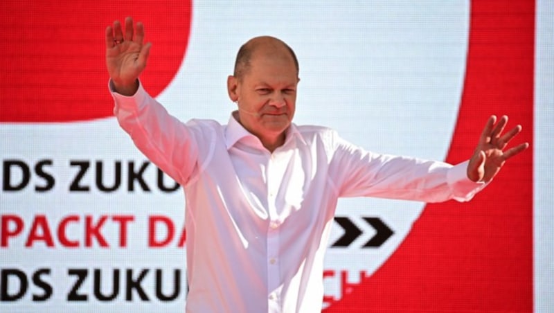 Der derzeitige Finanzminister Olaf Scholz könnte als großer Sieg aus der deutschen Bundestagswahl hervorgehen. (Bild: AFP)