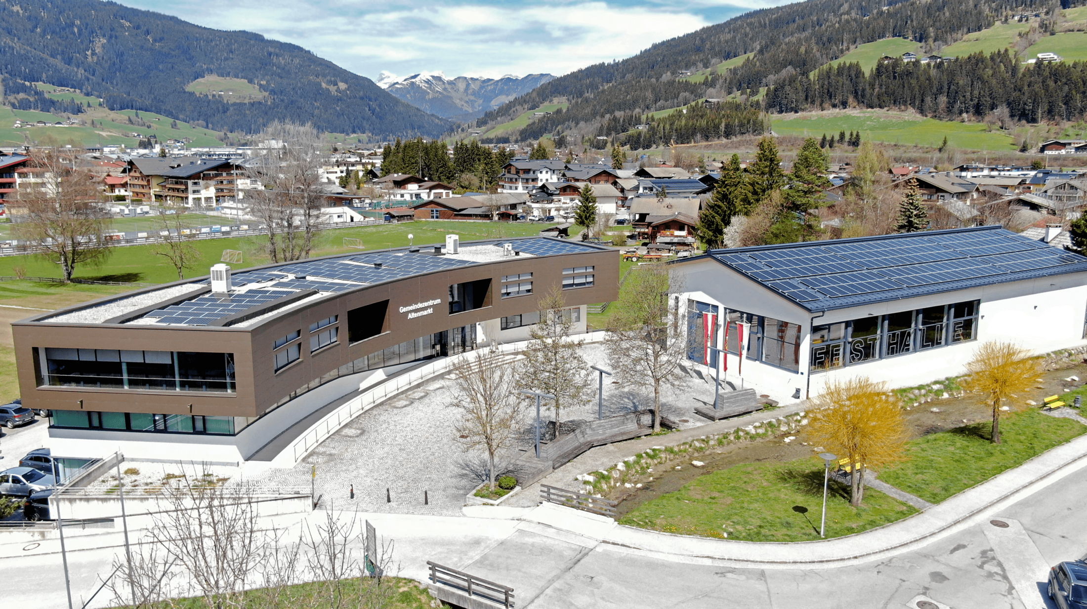 Die Photovoltaikanlage in Altenmarkt ist ebenfalls neu (Bild: DAfi GmbH)