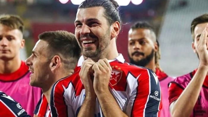 Aleksandar Dragović als Roter-Stern-Spieler