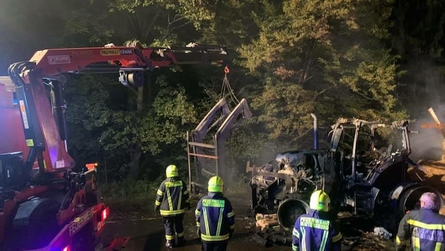 Stundenlang waren die Kameraden im Einsatz. (Bild: FF Mattersburg)