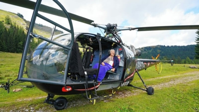 Auf „ihrer“ Alm ging Kerschbaumers Wunsch in Erfüllung. (Bild: Pail Sepp)