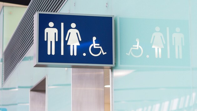 The suspect was arrested after the incident in a public toilet facility (symbolic image). (Bild: ©pkanchana - stock.adobe.com)