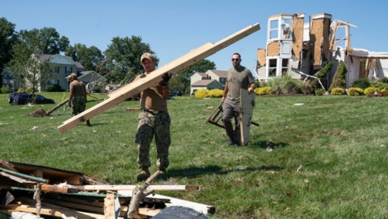 Auch New Jersey wurde von „Ida“ schwer getroffen. (Bild: AFP)