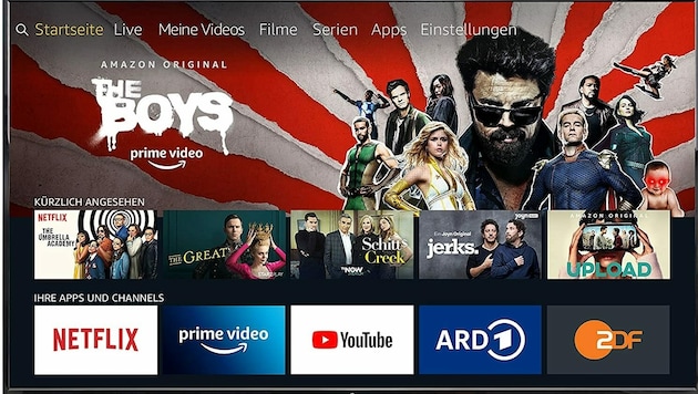 Fernseher der MediaMarkt-Eigenmarke „ok.“ mit Amazons Fire TV (Bild: ok.)