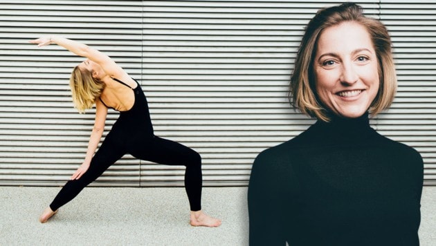 Eintritt nur geimpft oder genesen: Das Wiener Fitnessstudio All Good Yoga von Anna Hacker geht voran. (Bild: Nunu Filipe Oliveira für ALL GOOD YOGA, Krone KREATIV)
