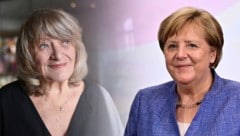 Frauenrechtlerin Alice Schwarzer hat die frühere Bundeskanzlerin Angela Merkel verteidigt: Diese habe "vielleicht einen Weltkrieg verhindert". (Bild: AFP, dpa, Krone KREATIV)