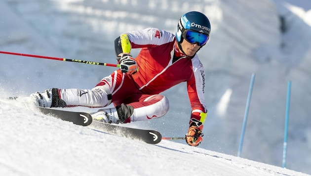 Lukas Feurstein ist beim Weltcupauftakt in Sölden am Start. (Bild: Maurice Shourot)