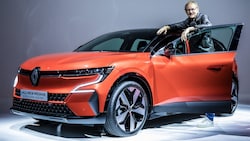 "Krone"-Motorredakteur Stephan Schätzl: Der Mégane Electric passt für alle - außer für den Beifahrer. (Bild: Renault/Christian Witt)