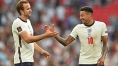 Harry Kane und Jesse Lingard (Bild: AFP or licensors)