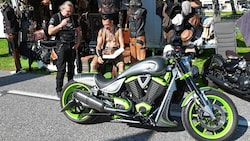 Auf die Bike Week um den Faaker See stimmen sich bereits zahlreiche Harley-Fahrer ein. (Bild: Hermann Sobe )