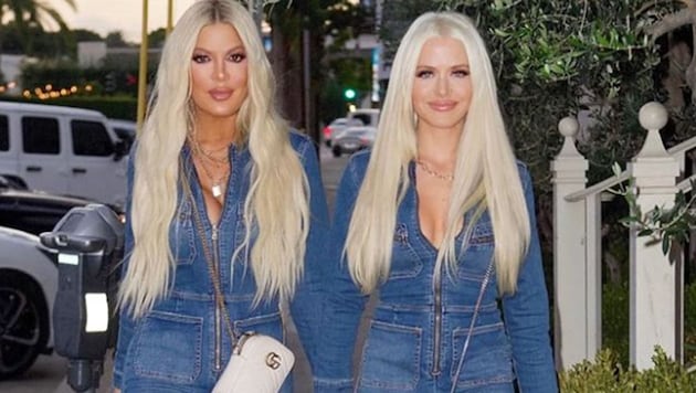 Ja, die Frau links ist tatsächlich Tori Spelling und nicht Khloe Kardahian! (Bild: instagram.com/torispelling)