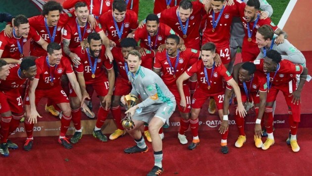 Der Jubel des regierenden Club-Weltmeisters – Bayern München! (Bild: AFP or licensors)