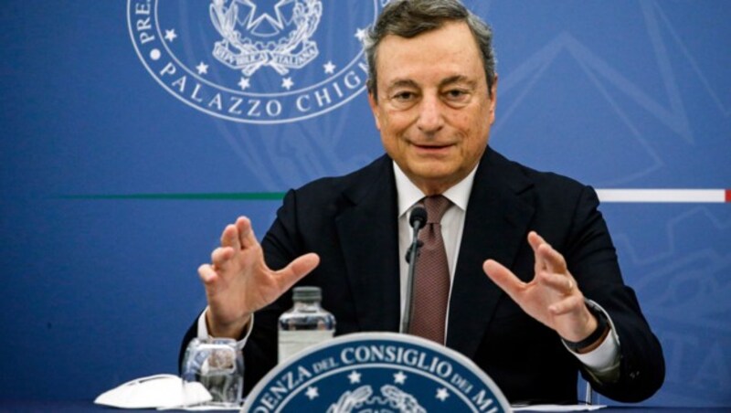 Italiens Regierungschef Draghi (Bild: ASSOCIATED PRESS)