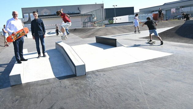 Der neue Skaterpark wurde vor Kurzem fertiggestellt. (Bild: Stadtgemeinde Eisenstadt)