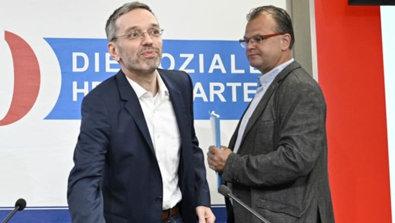 Jenewein verteidigte den jetzigen FPÖ-Chef und damaligen Innenminister Herbert Kickl vehement - beim BVT-Skandal ginge es vielmehr um „schwarze Netzwerke“. (Bild: APA/HANS PUNZ)