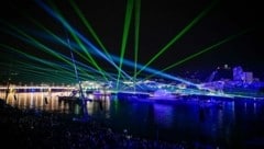 Heuer gab es statt des Feuerwerks eine Lasershow. (Bild: Alexander Schwarzl)