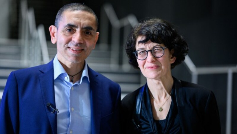 Ugur Sahin und Özlem Türeci (Bild: AFP/dpa-Pool/Bernd von Jutrczenka)