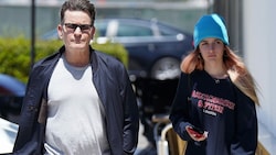 Charlie Sheen mit Tochter Sami (Bild: www.PPS.at)