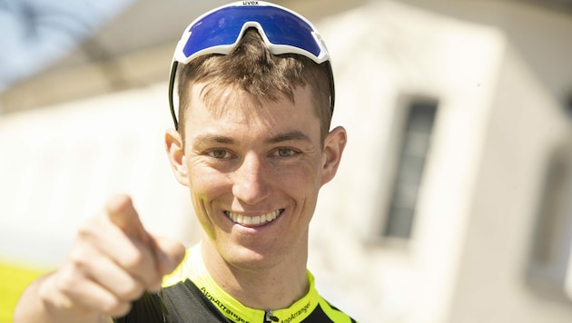 Daniel Ganahl ist startklar - am Mittwoch geht für ihn in Frankreich die Radsaison los. (Bild: Maurice Shourot)