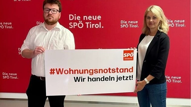 SPÖ-Stadtparteivorsitzender Benjamin Plach und StR Elisabeth Mayr (Bild: zVg)