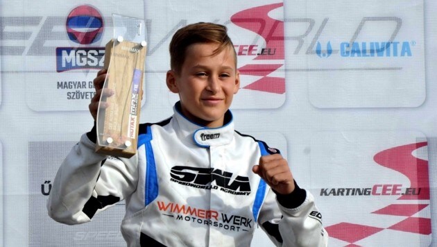 Auf den Spuren seiner Formel-1-Idole rast Simon Mayer (12) im Gokart von Erfolg zu Erfolg. Nun will er in Italien aufzeigen. (Bild: zVg)