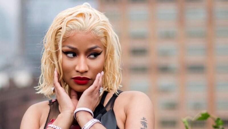 Ein bemerkenswerter Tweet von Nicki Minaj ging viral. (Bild: Charles Sykes/Invision/AP)