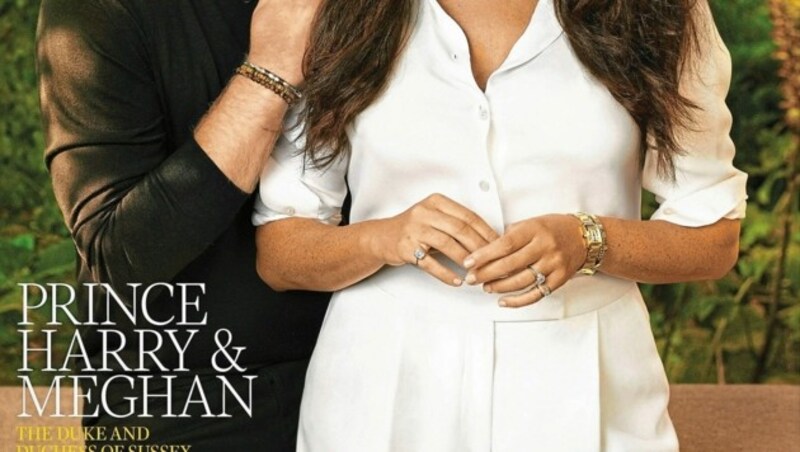 Meghan trägt am Cover des „Time“-Magazins Schmuck im Wert von 377.846 Euro. (Bild: instagram.com/time)