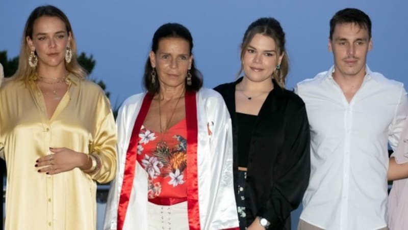 Pauline Ducruet, Stephanie von Monaco, Camille Gottlieb und Louis Ducruet (Bild: LAURENT LAURENT VU / Action Press/Sipa / picturedesk.com)