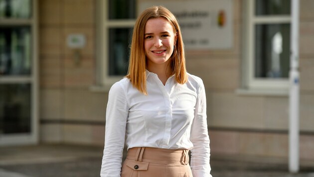 Susanna Öllinger (18) aus Perg ist neue Bundesschulsprecherin. (Bild: Harald Dostal)