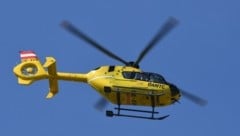 Der Verletzte wurde mit dem Rettungshubschrauber ins Spital geflogen. (Bild: P. Huber)