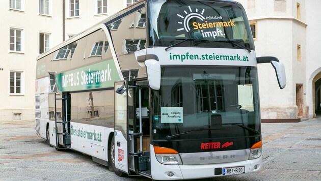Ein steirischer Impfbus (Bild: Land Steiermark/Robert Frankl)