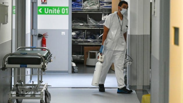 Emile-Muller-Spital in Mulhouse (Bild: AFP)