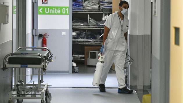 Emile-Muller-Spital in Mulhouse (Bild: AFP)