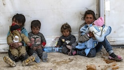 Kinder im Flüchtlingslager Al-Hol (Bild: AFP)