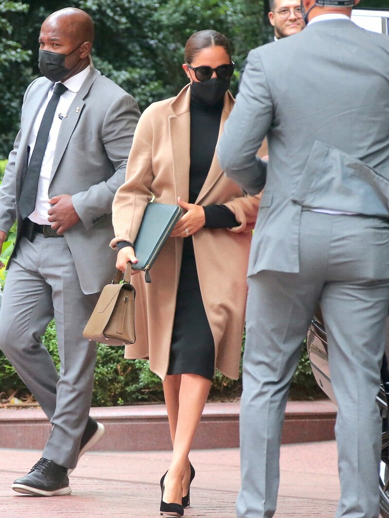 Herzogin Meghan nach einem Meeting im United Nations Plaza in New York. (Bild: www.viennareport.at)