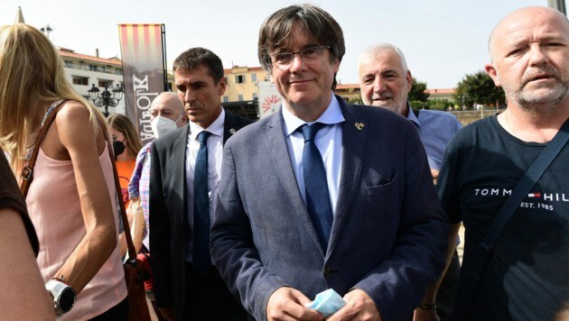 Kataloniens Ex-Regierungschef carles Puigdemont kündigte seine Rückkehr nach Belgien an. (Bild: AFP)