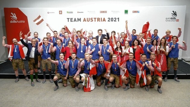 Das Österreich-Team nimmt seit 2008 an den EuroSkills teil. (Bild: WKÖ/SkillsAustria/Florian Wieser)