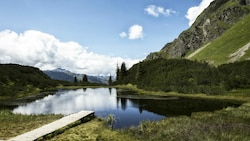 Der Wiegensee im Montafon ist Österreichs schönster Platz 2021. (Bild: Montafon Tourismus GmbH)