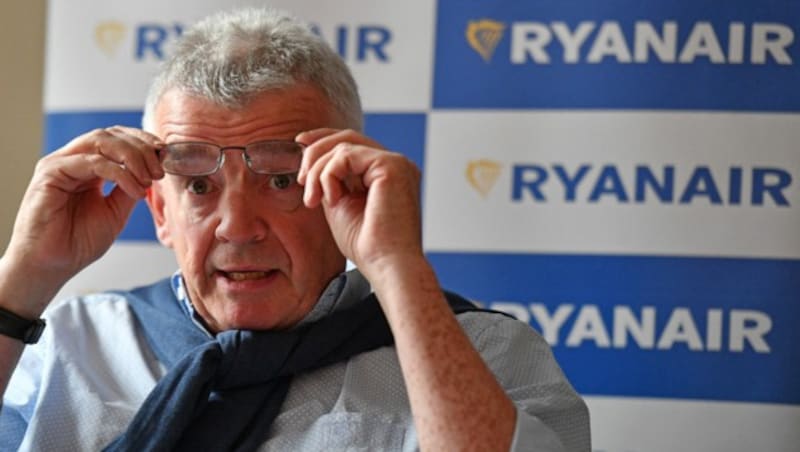 Ryanair-CEO Michael O‘Leary (Bild: APA/AFP/JUSTIN TALLIS)